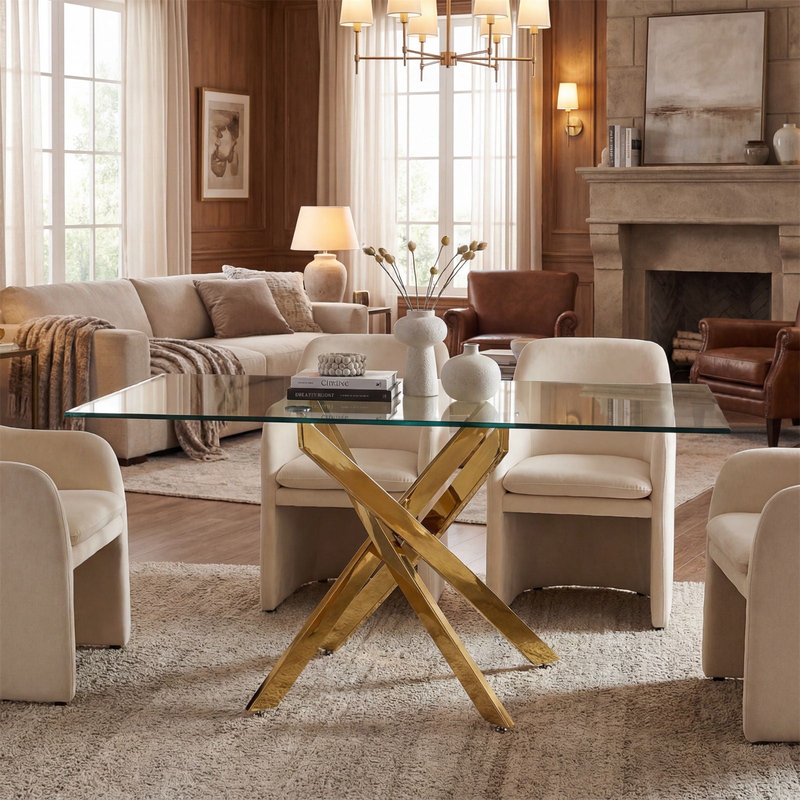 Modern Rectangular Table For Dining Room