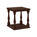 Accent Table, 2 Tier, Square, Traditional - Espresso