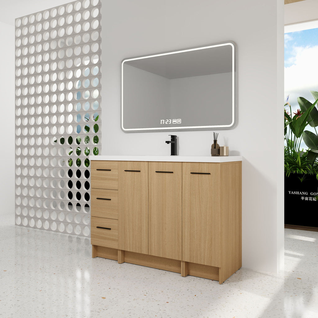 Floating Bathroom Vanity With Sink, Modular Cabinet
