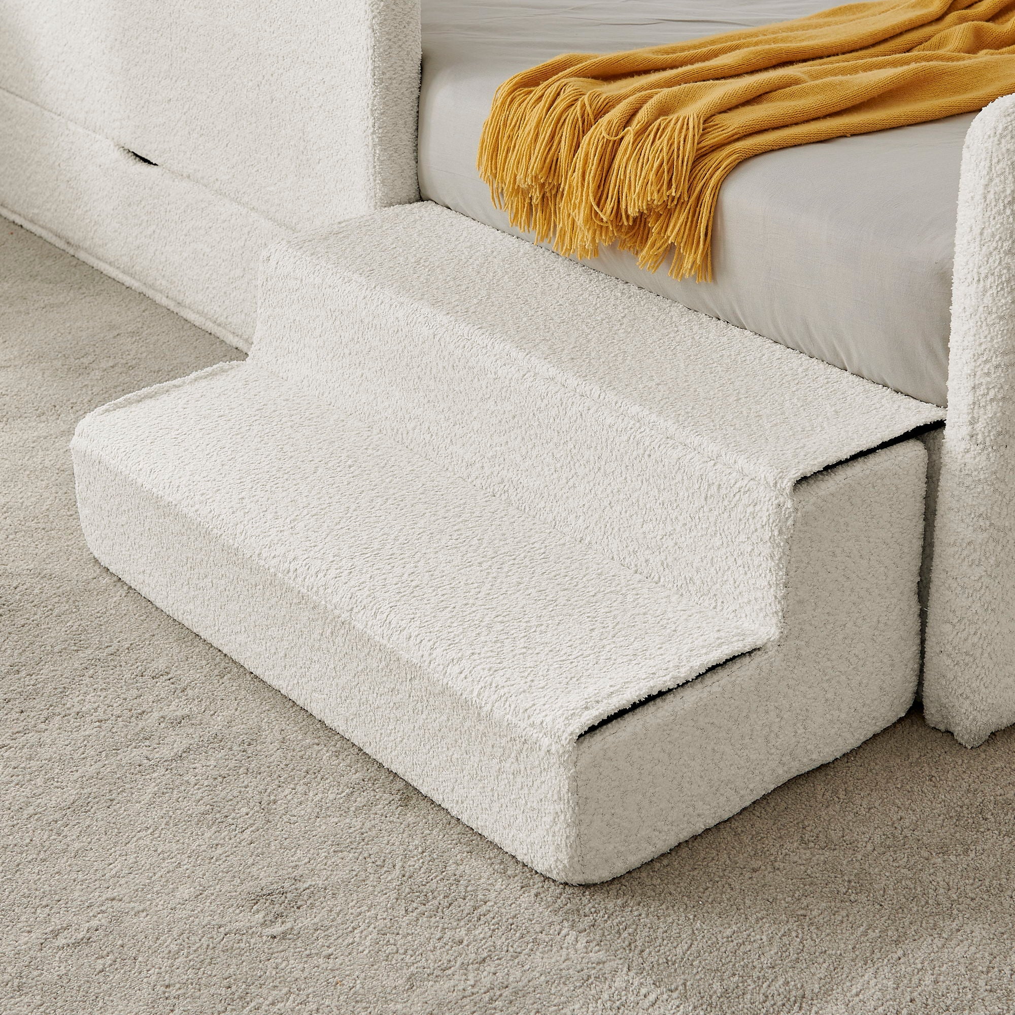 Safe Kids Bed With Guardrails And Storage