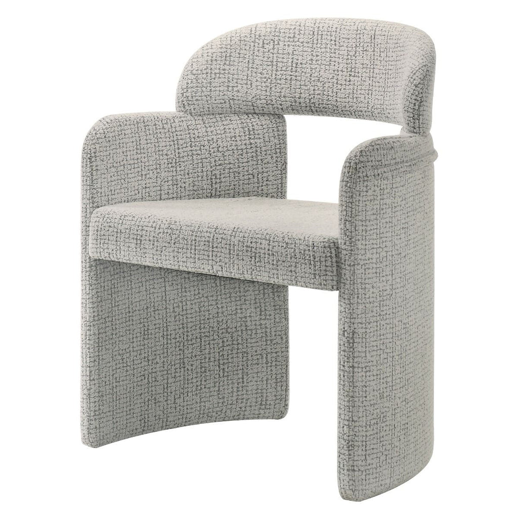 Kyree - Arm Chair (Set of 2) - Chenille & Walnut