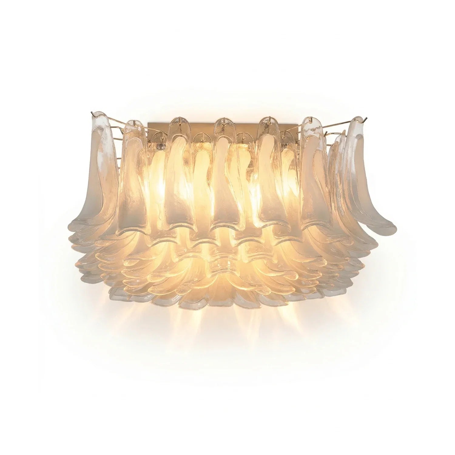 Murano Style Glass Petal Ceiling Light