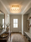 Murano Style Glass Petal Ceiling Light
