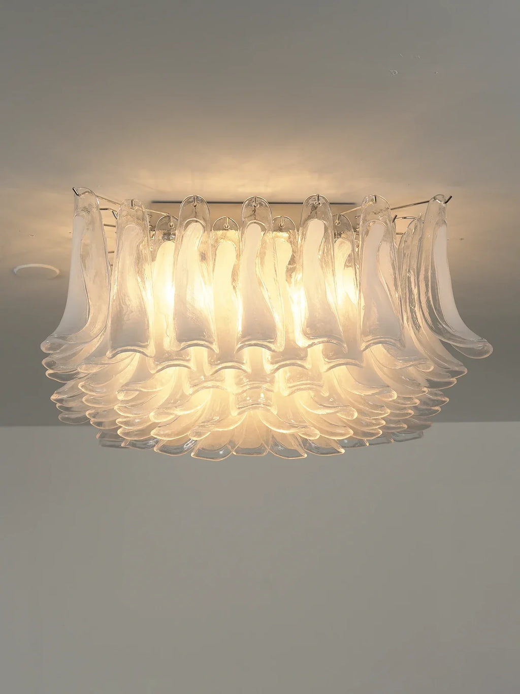 Murano Style Glass Petal Ceiling Light