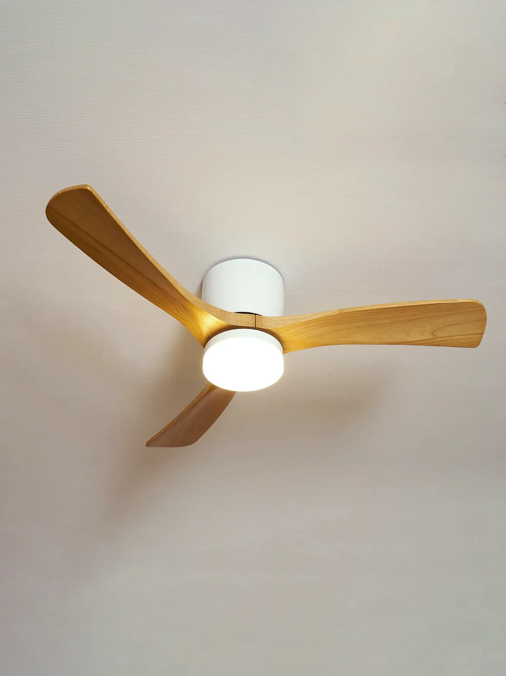 Nordic Propeller Wooden Ceiling Fan Light