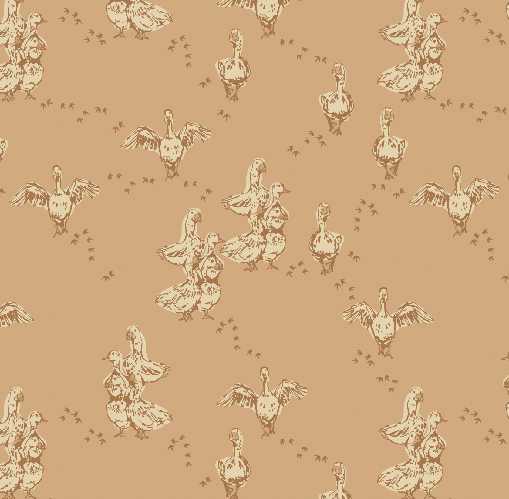 Abigail (Mustard) Wallpaper