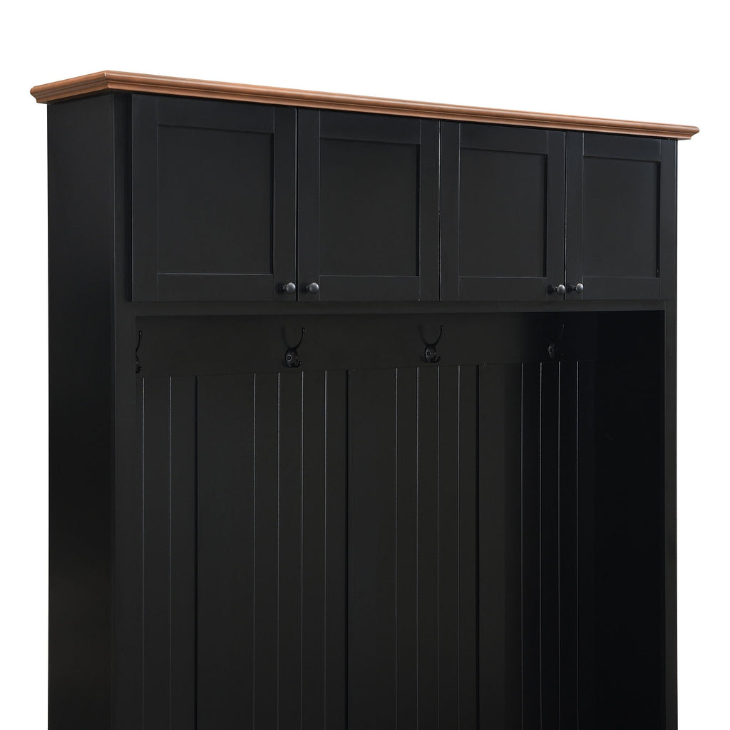 Entryway Hall Tree With Bench And Storage