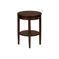 Accent Table, 2 Tier, Transitional - Espresso