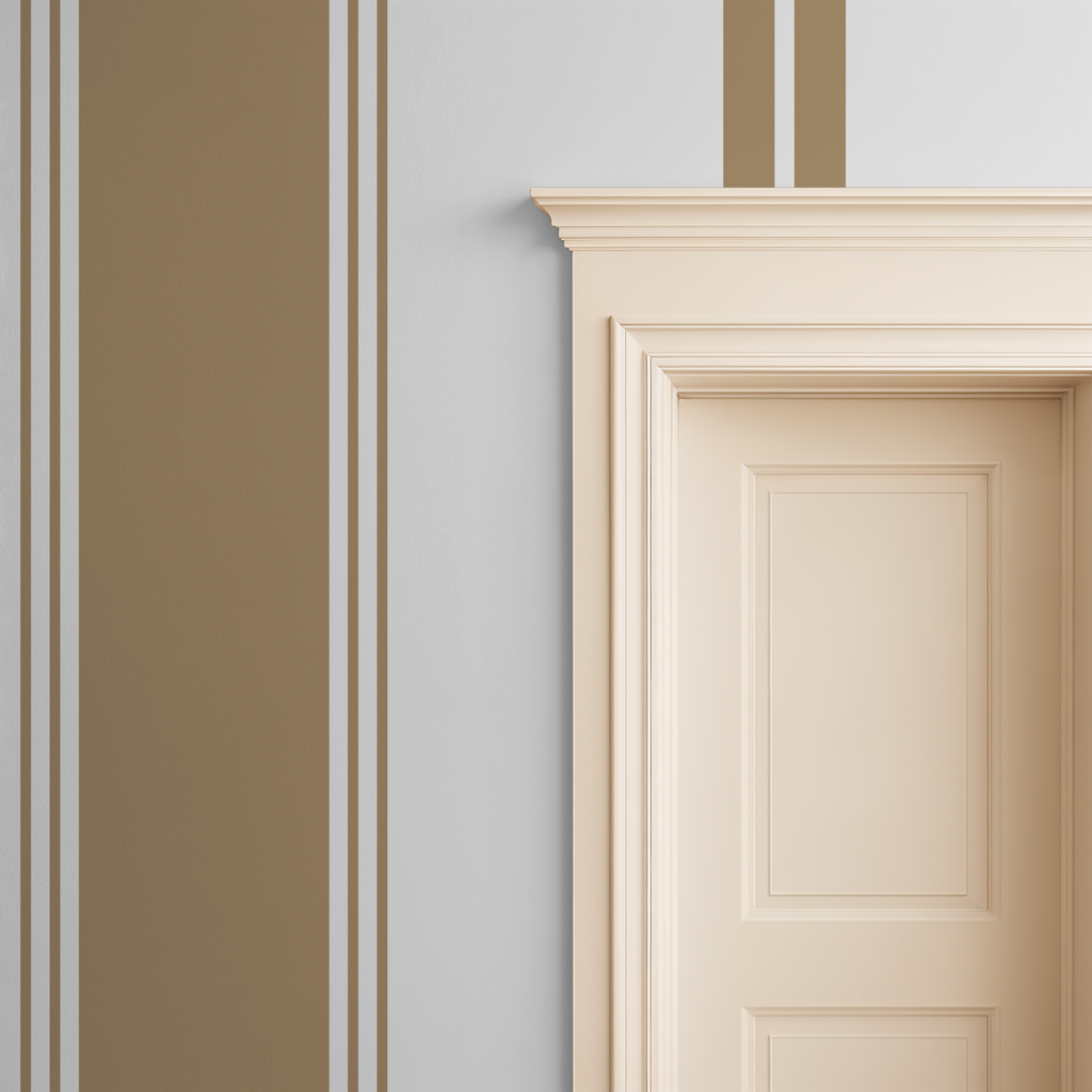 Fletcher Stripe (Brown) Wallpaper