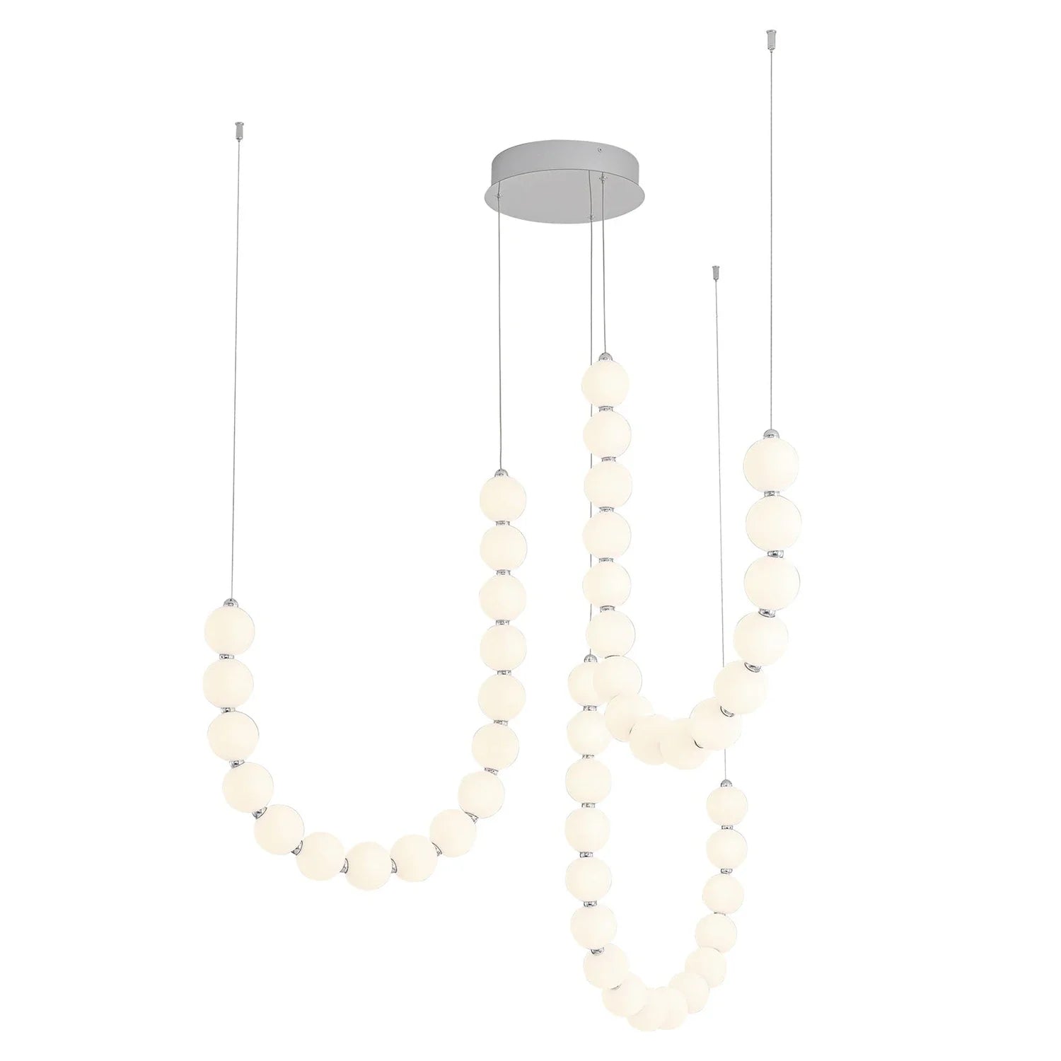 Coralie Draped Pearl Chandelier