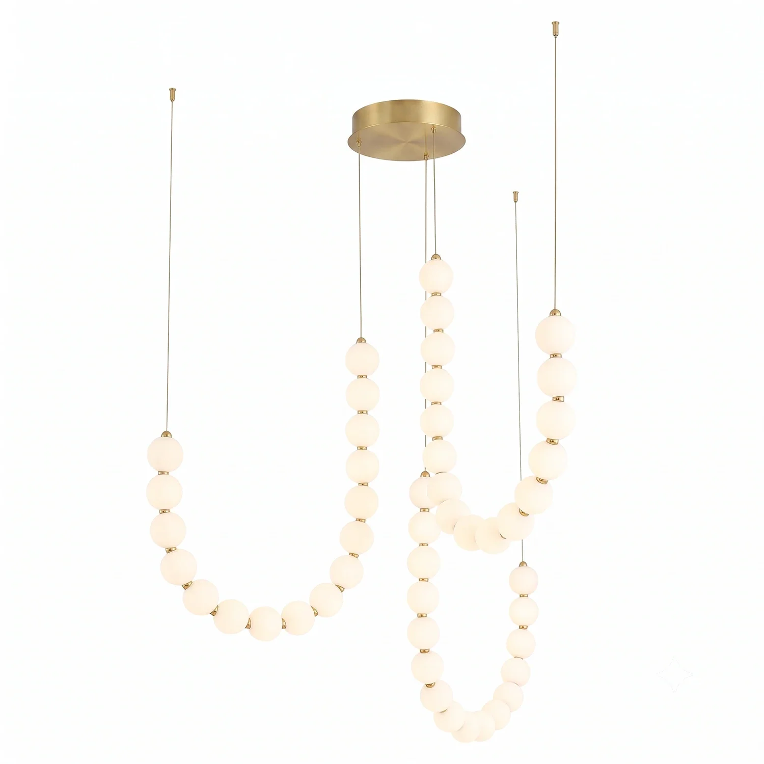 Coralie Draped Pearl Chandelier