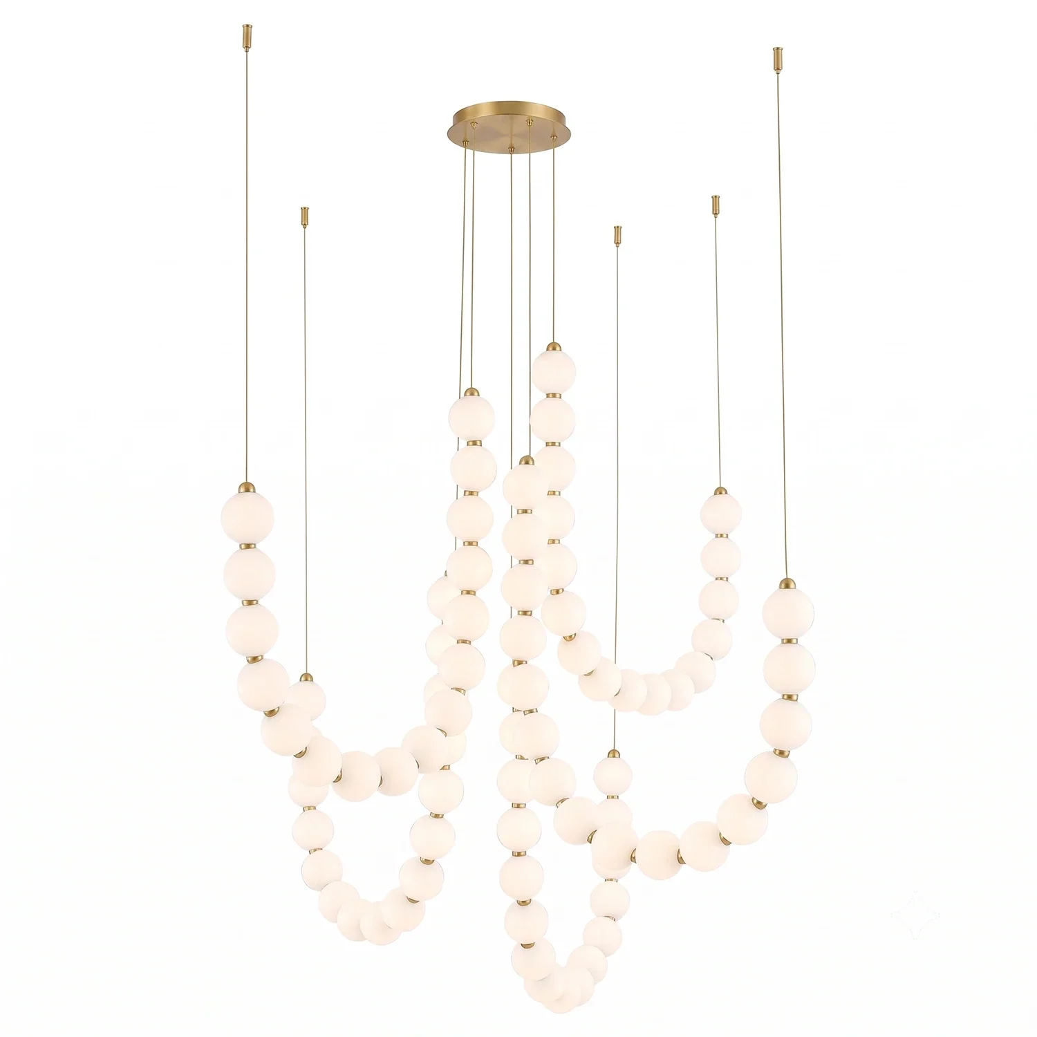 Coralie Draped Pearl Chandelier