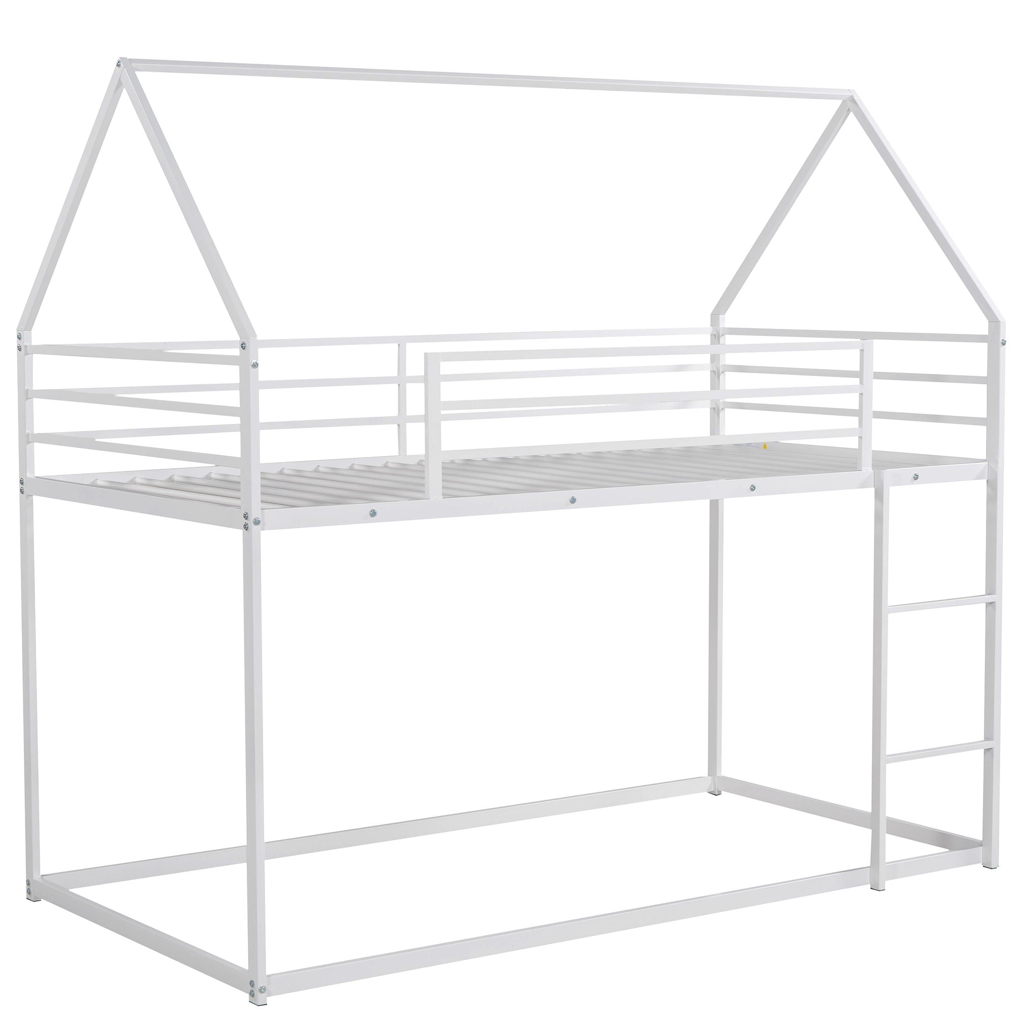 House Bunk Bed With Built In Ladder