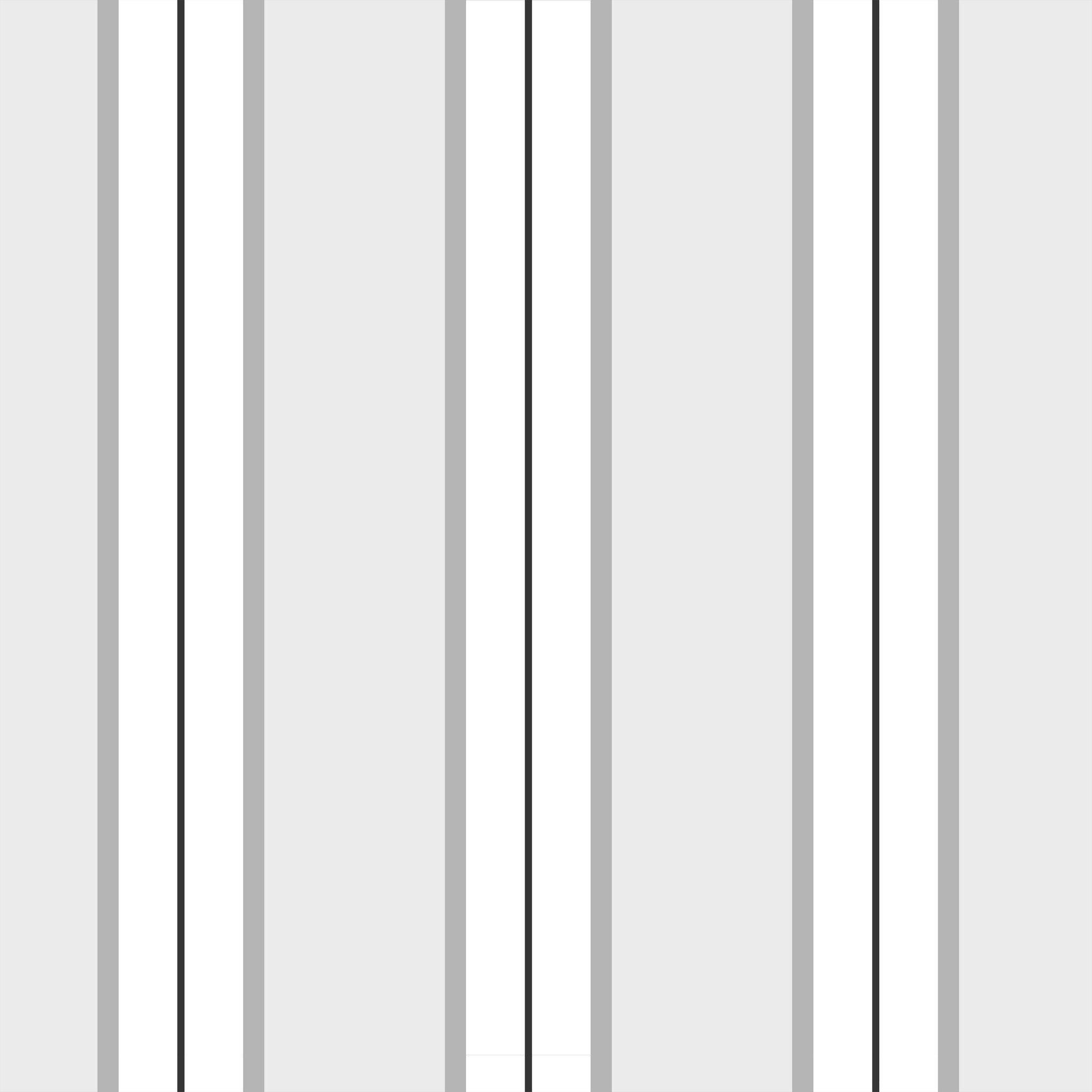 Montclair Stripes (Gray) Wallpaper