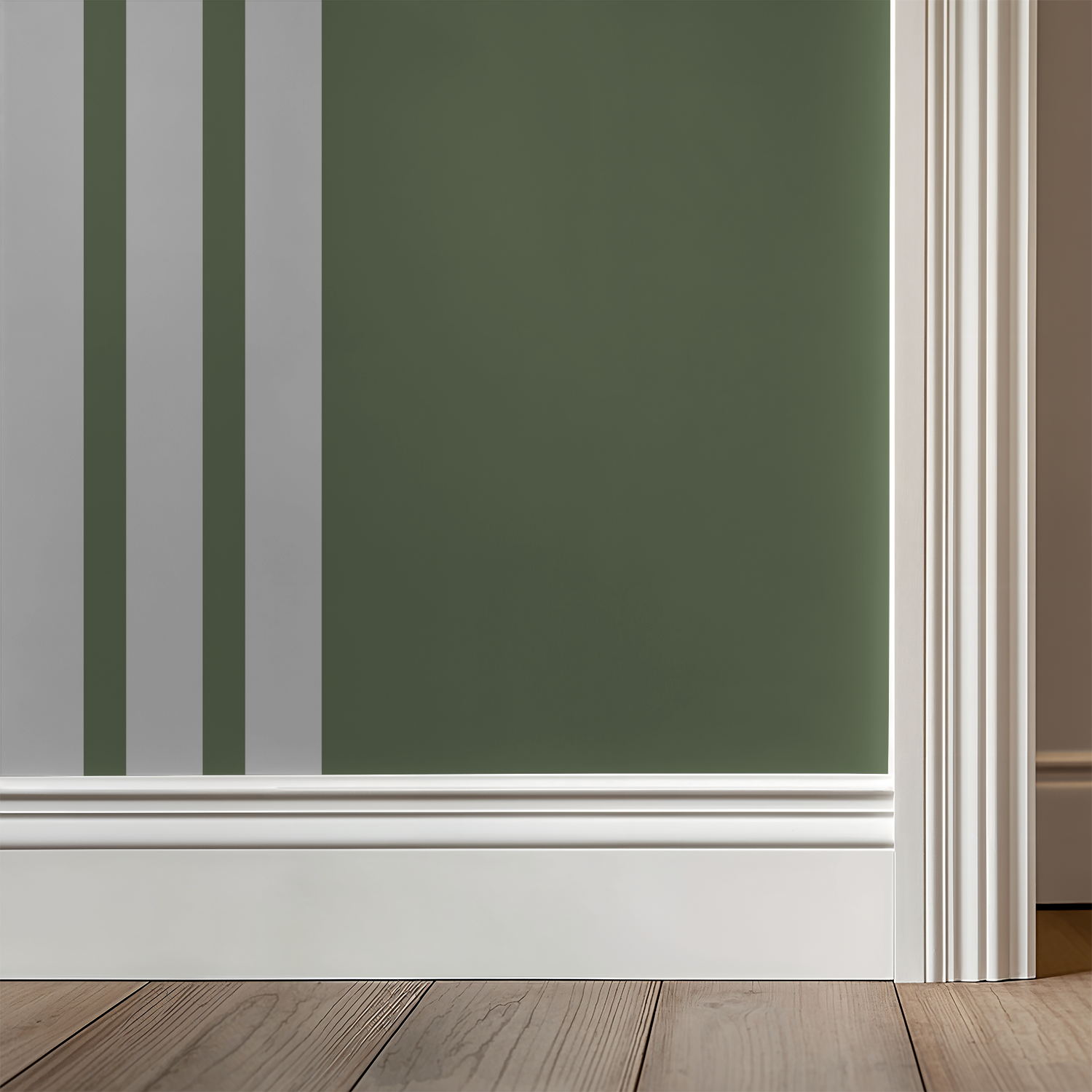 Fletcher Stripe (Green) Wallpaper