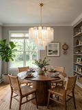Anwen Two-Tone Glass Tube Chandelier