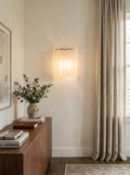 Lorelei Rippled Glass Curtain Wall Sconce