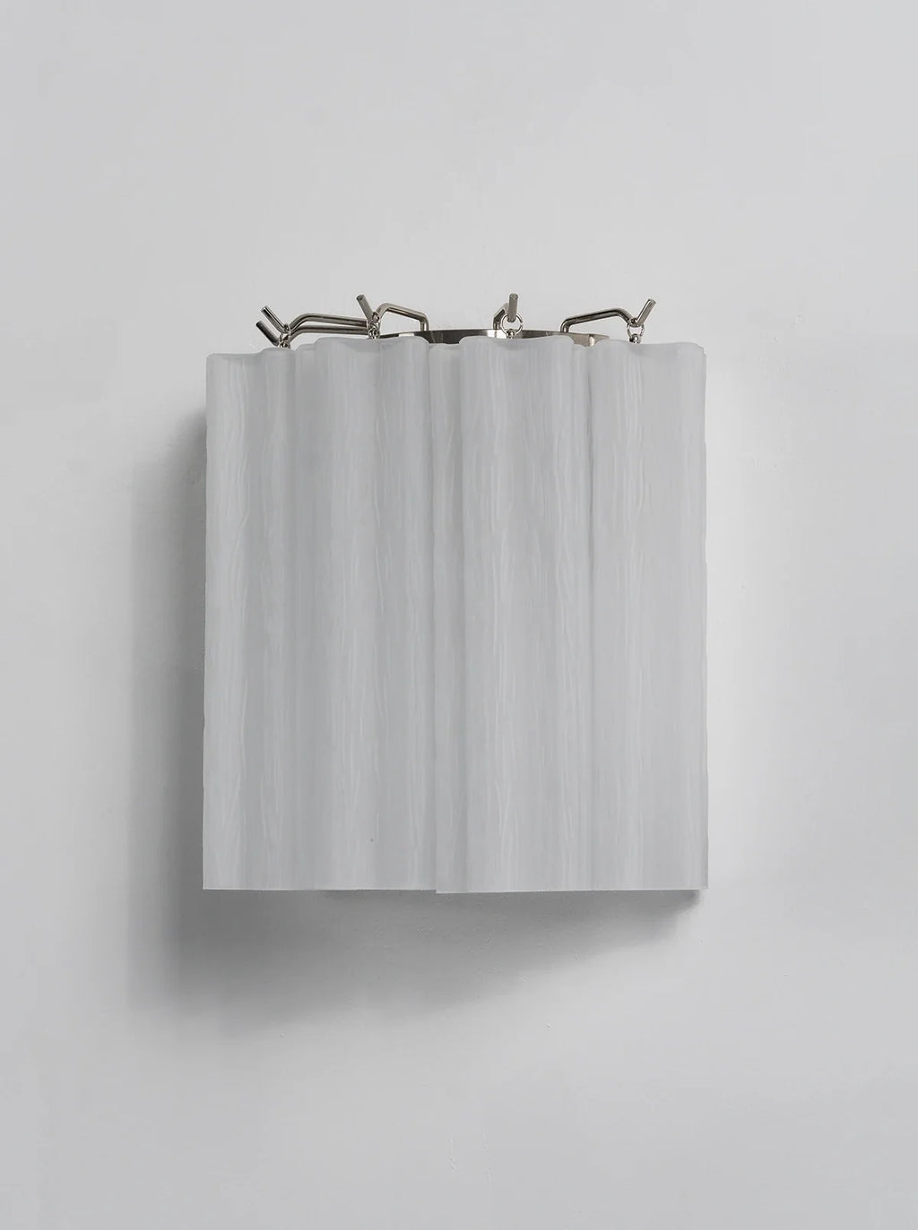Lorelei Rippled Glass Curtain Wall Sconce